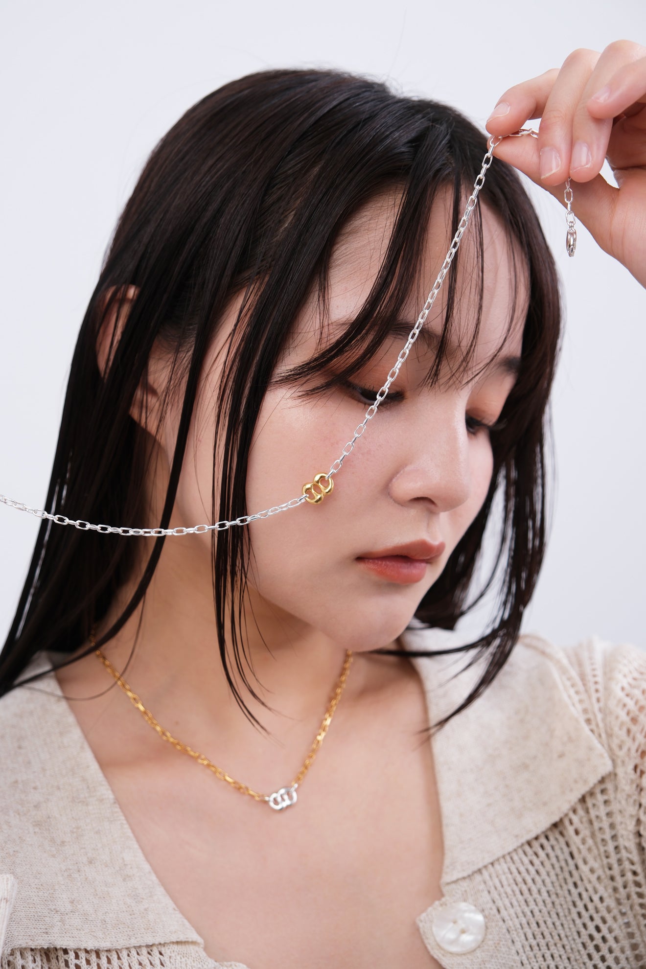 lunar eclipse necklace / mix