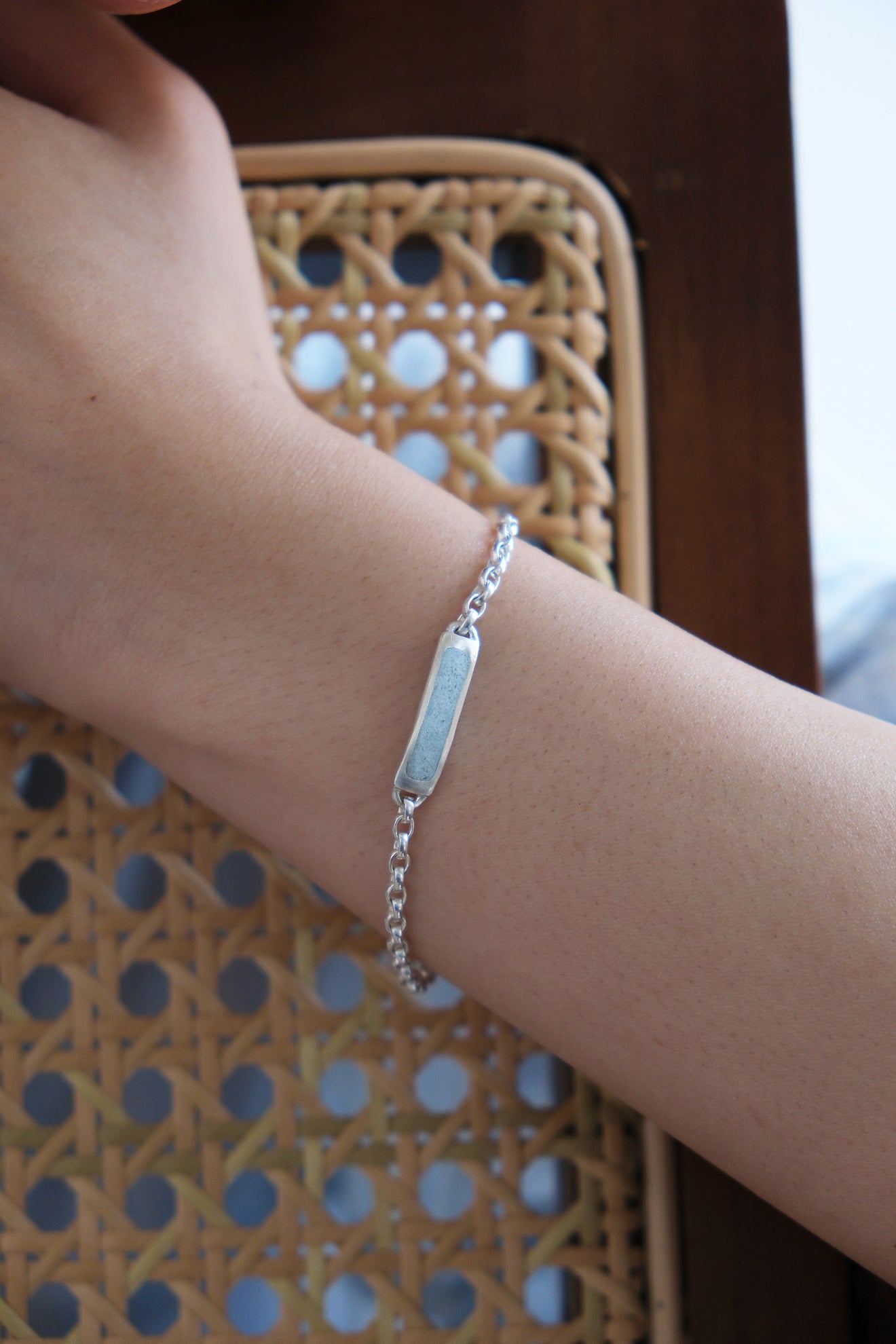 fragrance bracelet / square thin