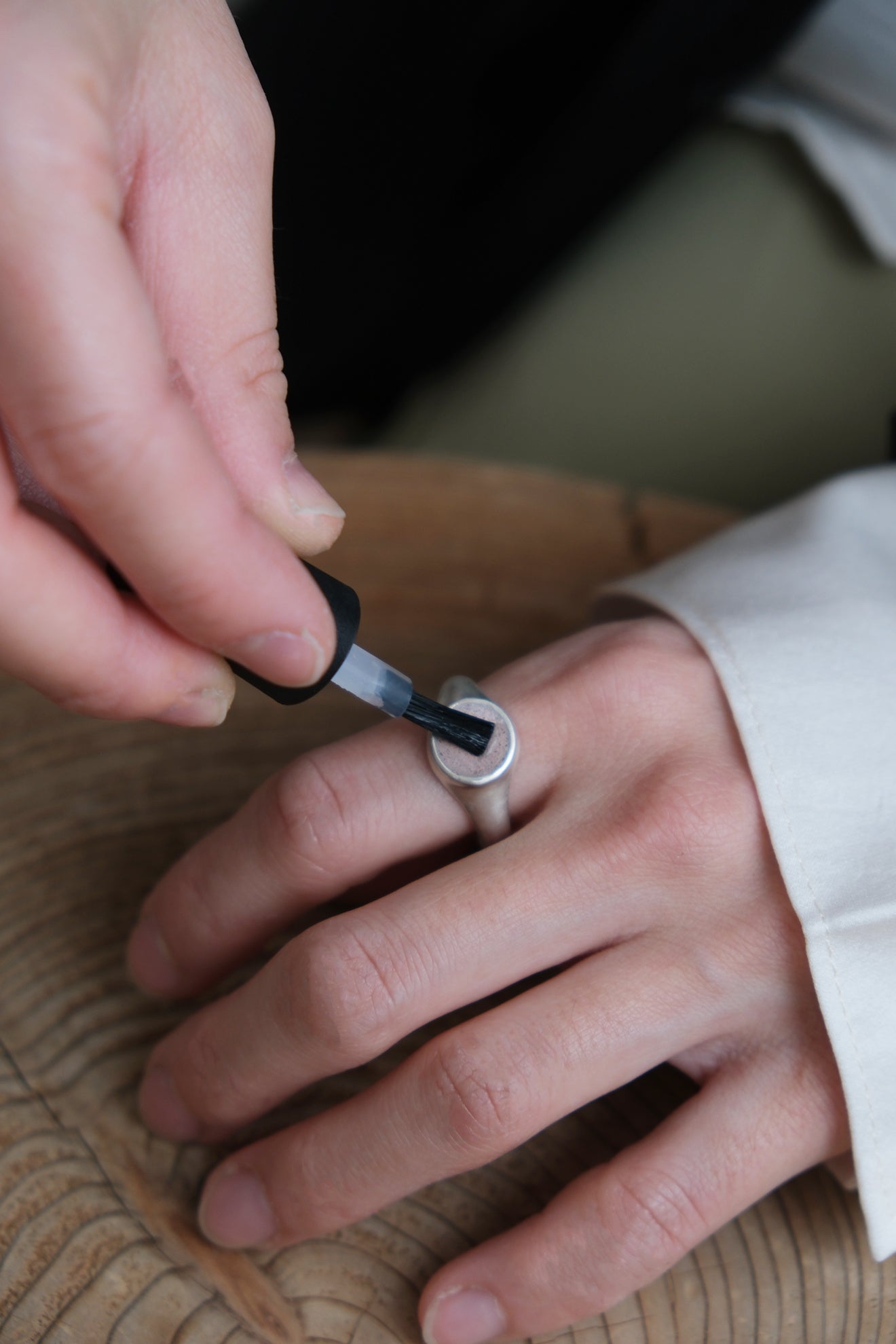 fragrance ring / round (Sand Pink)