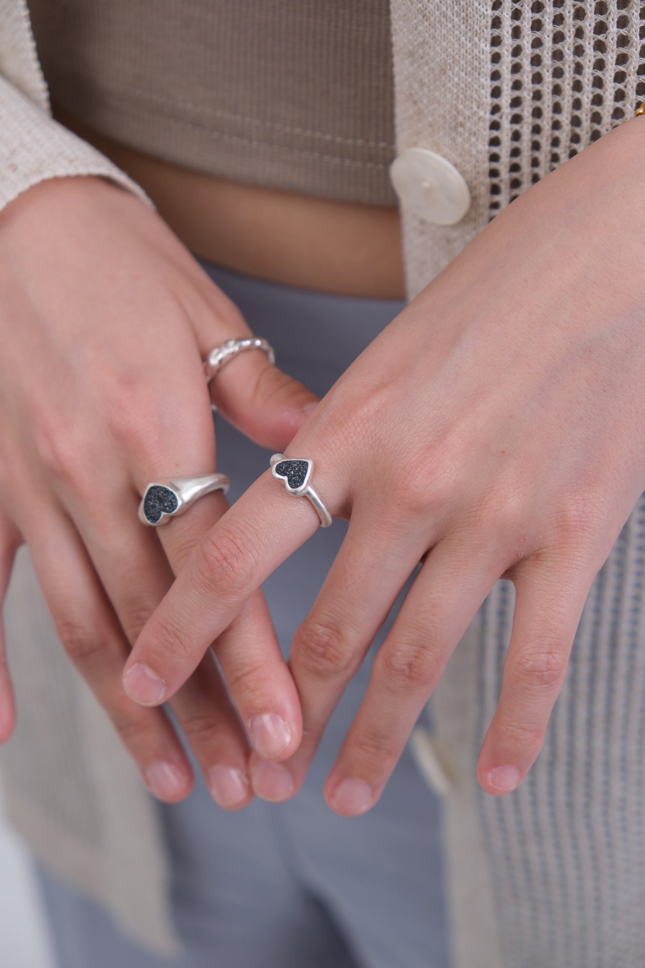 fragrance ring / tiny heart