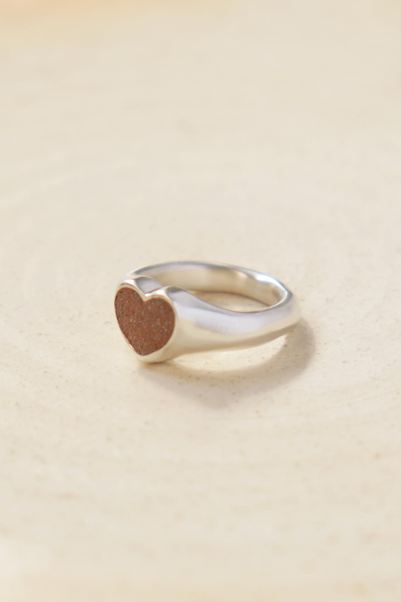 fragrance ring / heart (terracotta)
