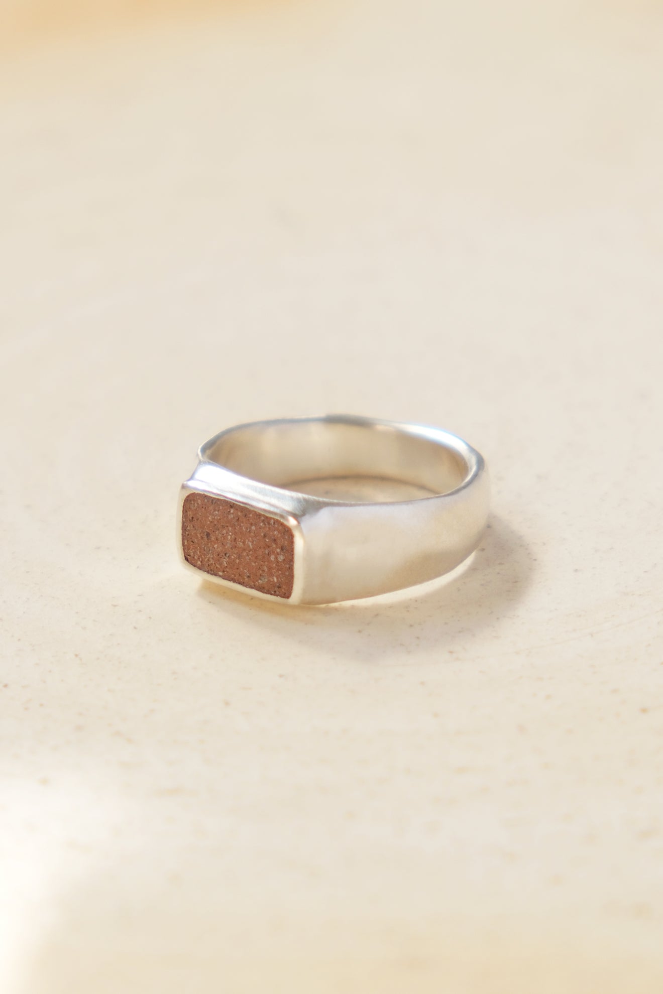 fragrance ring / square ( terracotta)