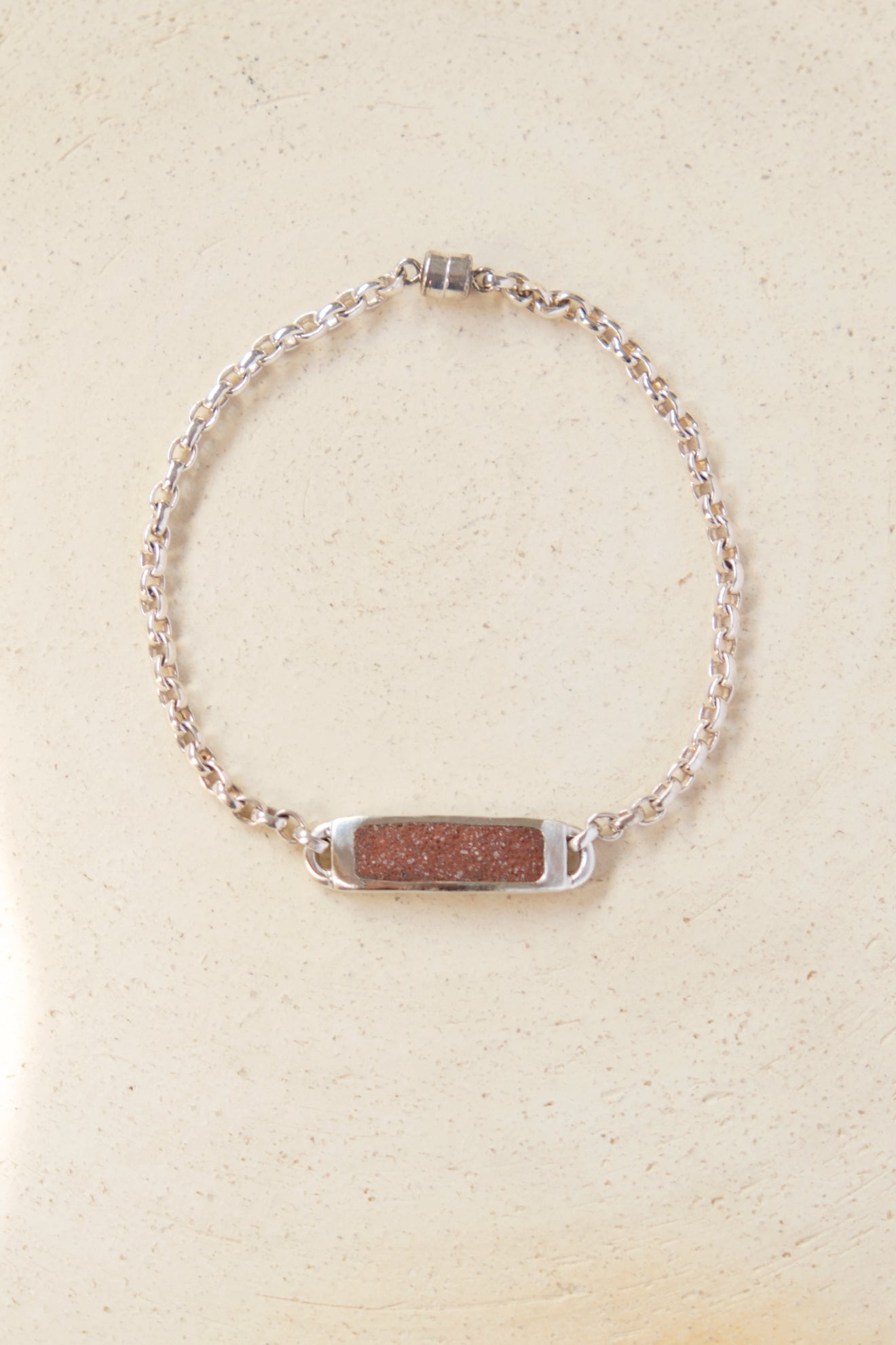 fragrance bracelet / square (terracotta)