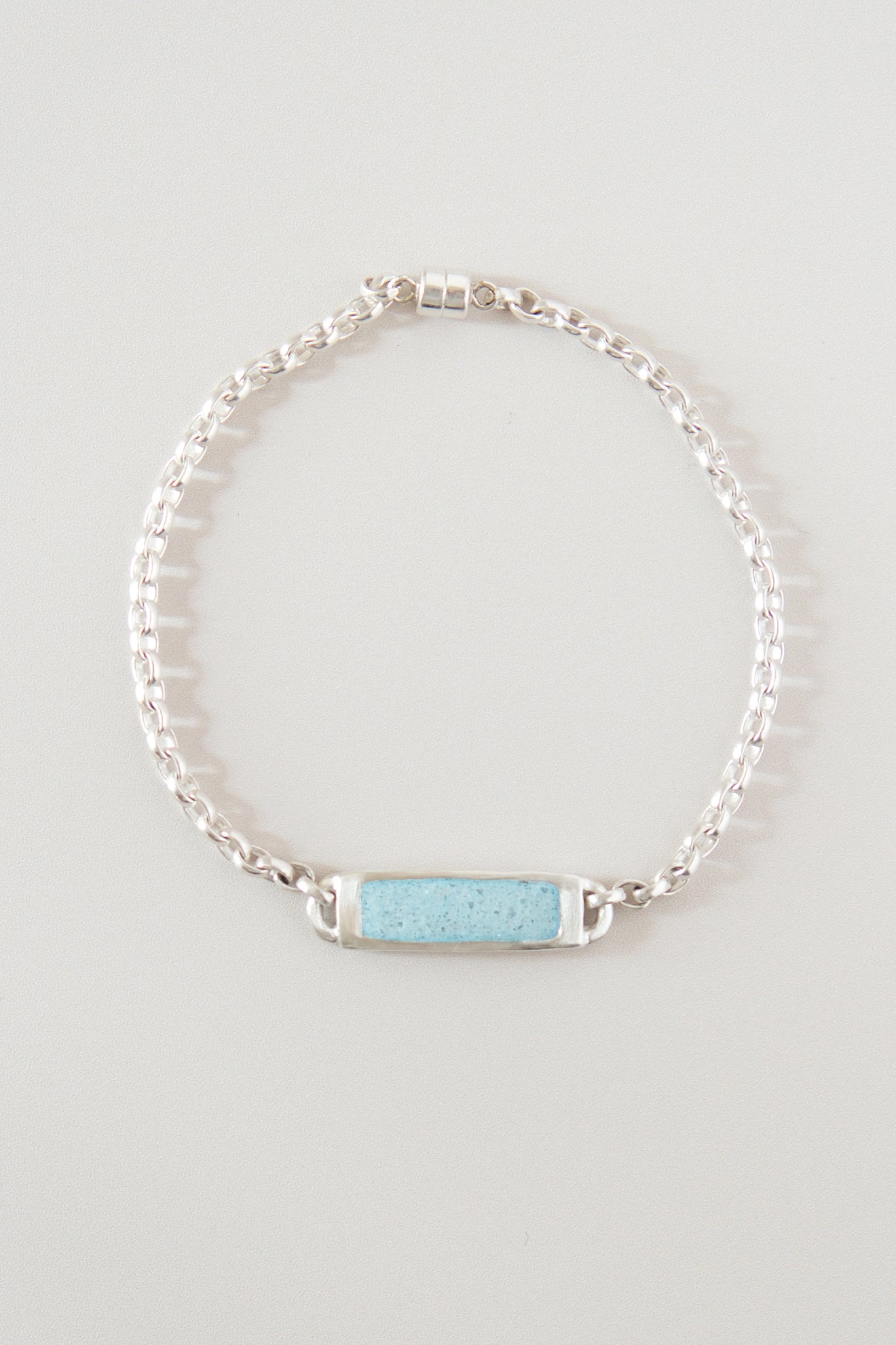 fragrance bracelet / square (sky blue)