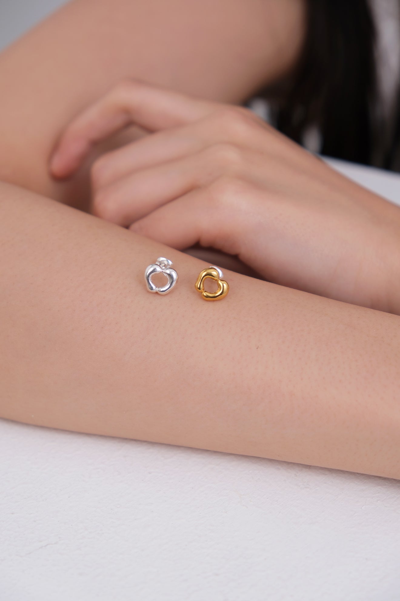 plnmp heart pierce / silver