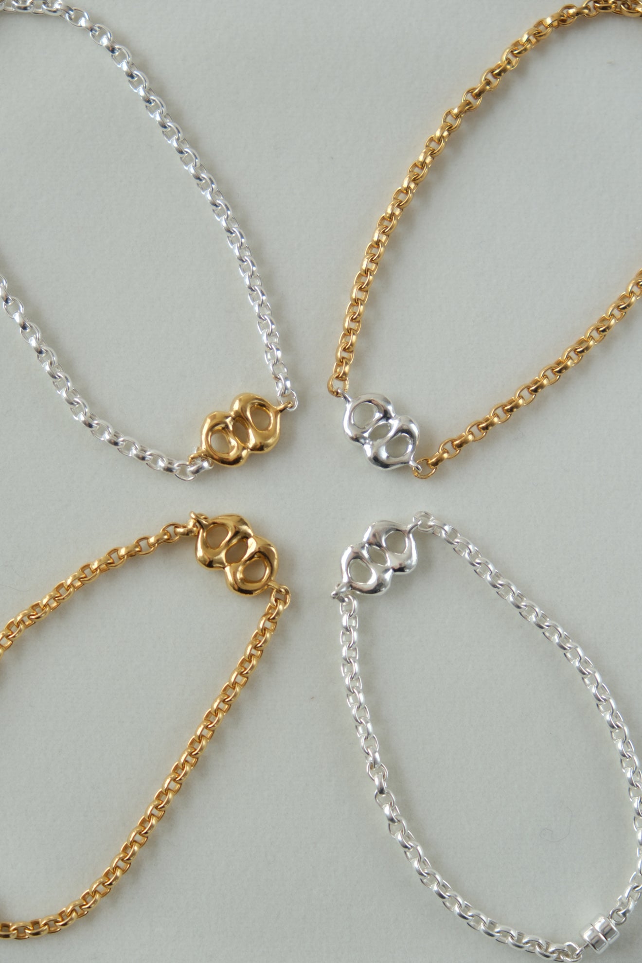 lunar eclipse bracelet / gold