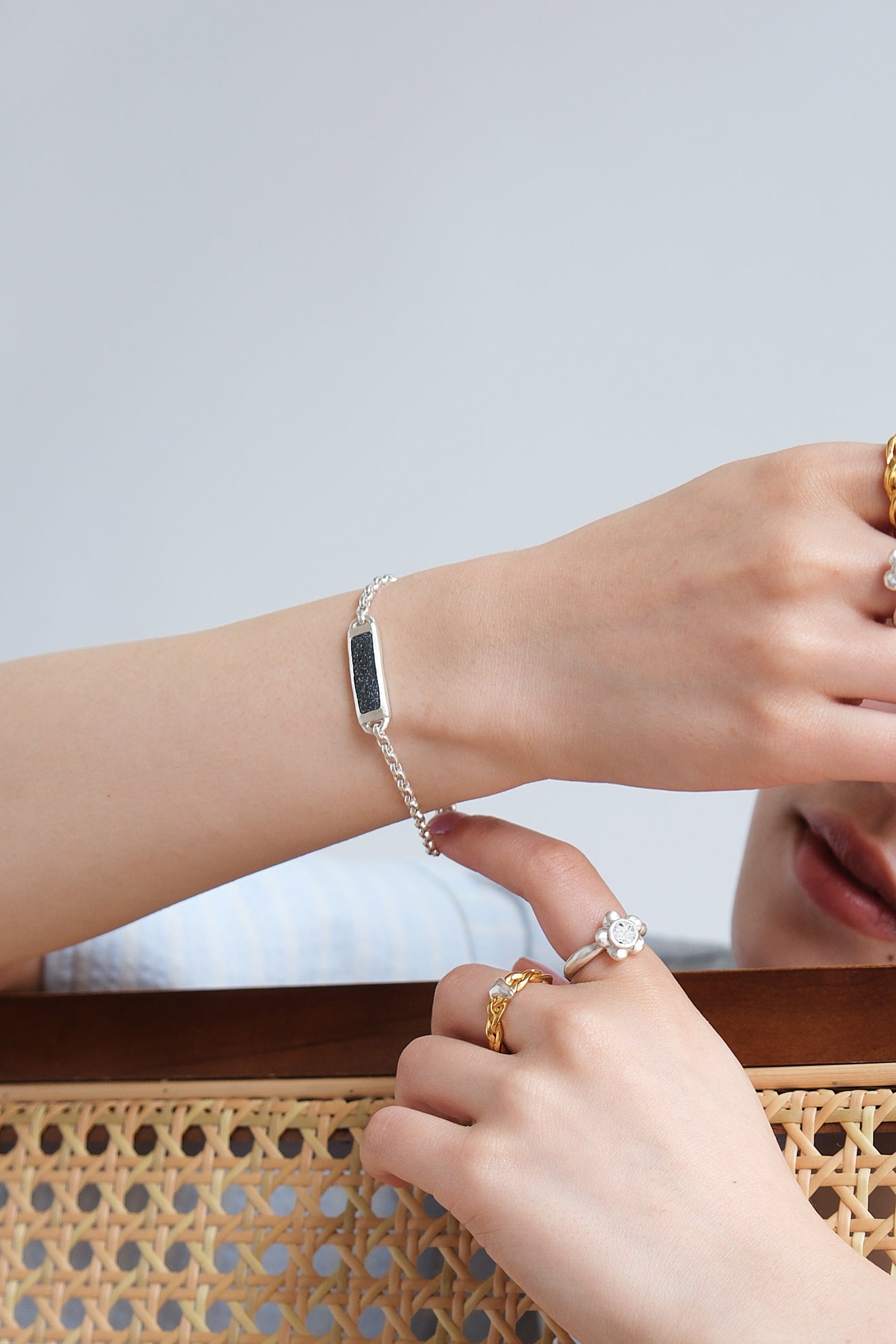 fragrance bracelet / square　