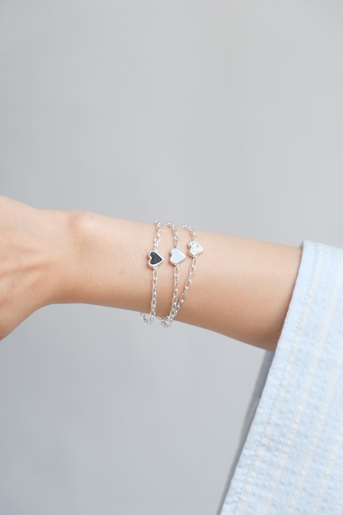 fragrance bracelet / tiny heart