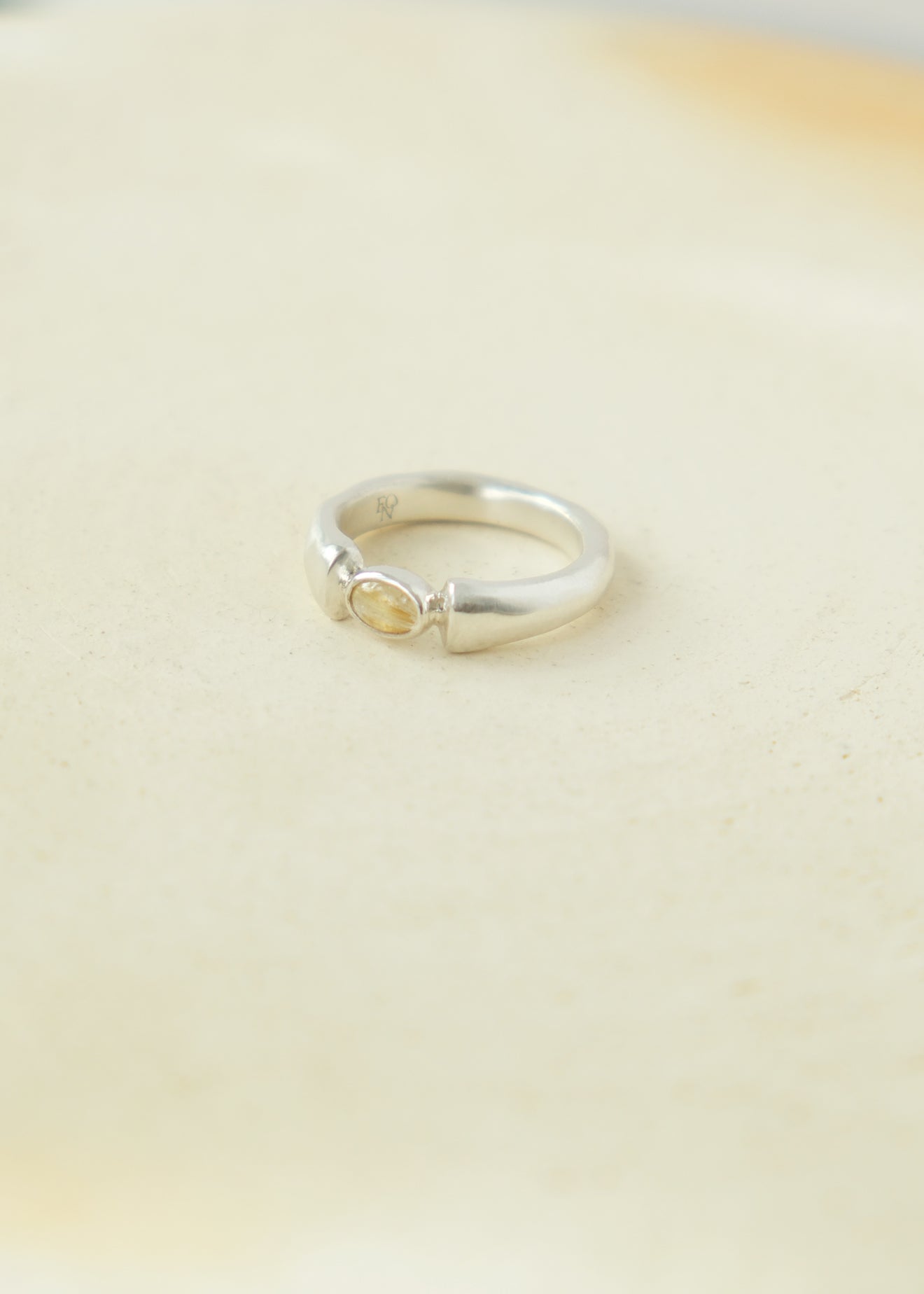 Wedge stone ring